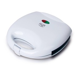 Adler AD 301 - Tosti apparaat - wit - 750 Watt