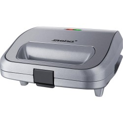 - Steba SG65 - Snackmaker 3-in-1 - Tosti/Croque - Grill/Panini - Wafel - Zilver