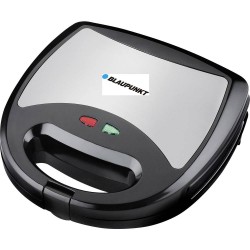 Blaupunkt SMS611 Tosti-apparaat Anti-aanbaklaag, Grillfunctie, Toastfunctie, CoolTouch-behuizing Zwart, Zilver