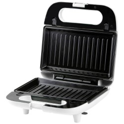 DOMO DO1090C Sandwich toaster CoolTouch-behuizing, Anti-aanbaklaag, Controlelampje Wit