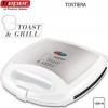 Beper 90.620 Sandwichtoaster 1300 Watt 4 sandwiches zilver-wit